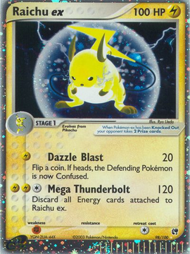 Raichu ex (98/100) [EX: Sandstorm]