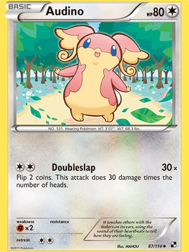 Audino (87/114) [Black & White: Base Set]