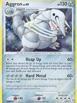 Aggron (1/123) [Diamond & Pearl: Mysterious Treasures]