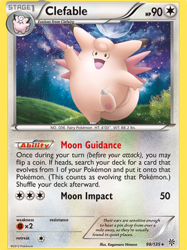 Clefable (98/135) [Black & White: Plasma Storm]