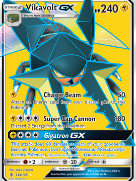 Vikavolt GX (134/145) [Sun & Moon: Guardians Rising]