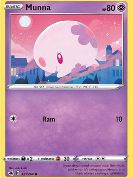 Munna (121/264) [Sword & Shield: Fusion Strike]