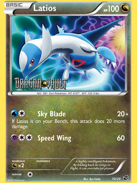 Latios (10/20) (Blister Exclusive) [Black & White: Dragon Vault]