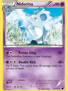 Nidorina (41/116) [Black & White: Plasma Freeze]