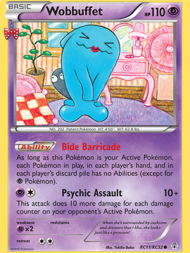 Wobbuffet (RC11/RC32) [XY: Generations]