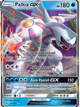 Palkia GX (20/131) [Sun & Moon: Forbidden Light]