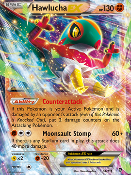 Hawlucha EX (64/111) [XY: Furious Fists]