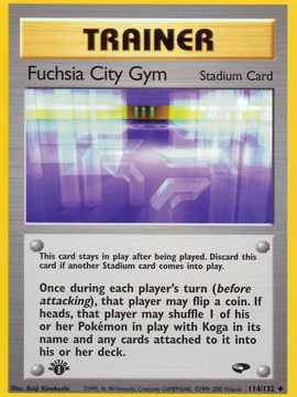 Fuchsia City Gym (114/132) [Gym Challenge 1st Edition]