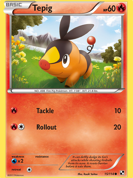 Tepig (15/114) [Black & White: Base Set]