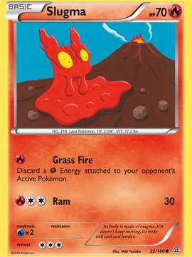 Slugma (22/160) [XY: Primal Clash]