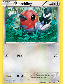 Fletchling (94/114) [XY: Steam Siege]