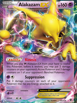 Alakazam EX (25/124) [XY: Fates Collide]