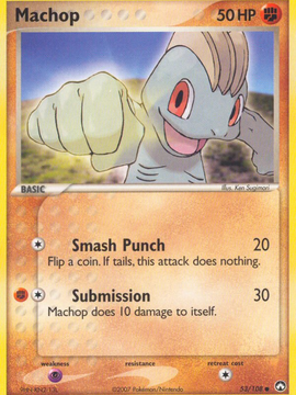 Machop (53/108) [EX: Power Keepers]