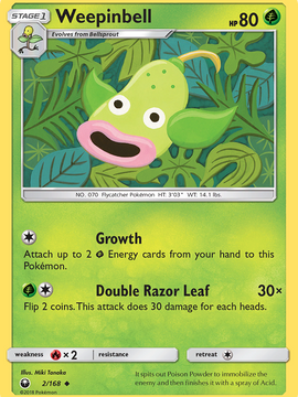 Weepinbell (2/168) [Sun & Moon: Celestial Storm]