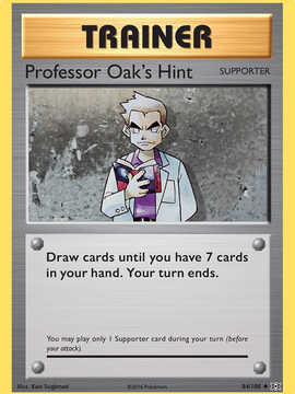 Professor Oak's Hint (84/108) [XY: Evolutions]