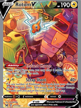 Rotom V (177/196) [Sword & Shield: Lost Origin]