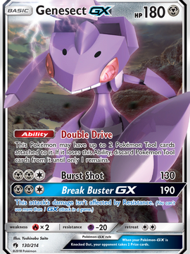 Genesect GX (130/214) [Sun & Moon: Lost Thunder]