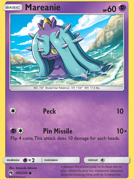 Mareanie (105/214) [Sun & Moon: Lost Thunder]