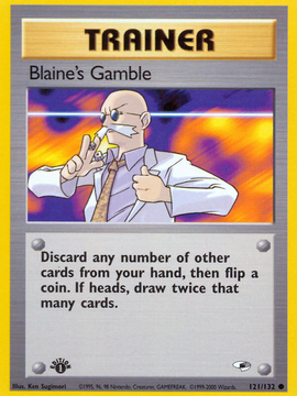 Blaine's Gamble (121/132) [Gym Heroes 1st Edition]