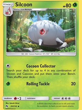 Silcoon (25/214) [Sun & Moon: Lost Thunder]