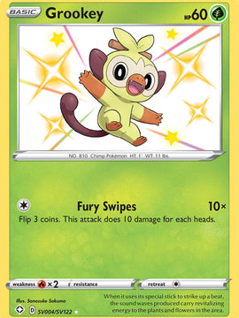 Grookey (SV004/SV122) [Sword & Shield: Shining Fates]