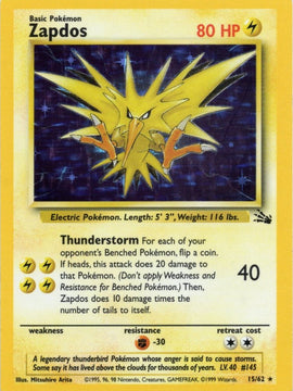 Zapdos (15/62) [Fossil Unlimited]