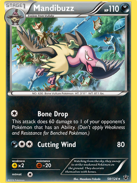 Mandibuzz (58/124) [XY: Fates Collide]