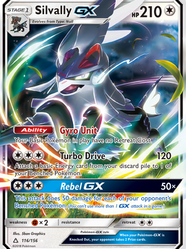 Silvally GX (116/156) [Sun & Moon: Ultra Prism]