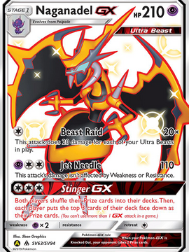 Naganadel GX (SV63/SV94) [Sun & Moon: Hidden Fates - Shiny Vault]