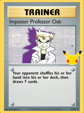 Imposter Professor Oak (73/102) [Celebrations: 25th Anniversary - Classic Collection]