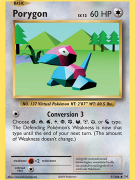 Porygon (71/108) [XY: Evolutions]