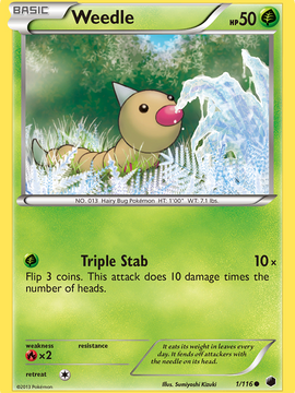 Weedle (1/116) [Black & White: Plasma Freeze]