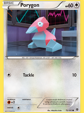 Porygon (72/101) [Black & White: Plasma Blast]