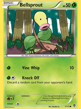 Bellsprout (1/111) [XY: Furious Fists]