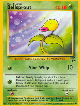 Bellsprout (66/130) [Base Set 2]