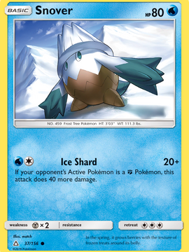 Snover (37/156) [Sun & Moon: Ultra Prism]