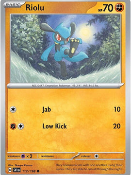 Riolu (112/198) [Scarlet & Violet: Base Set]