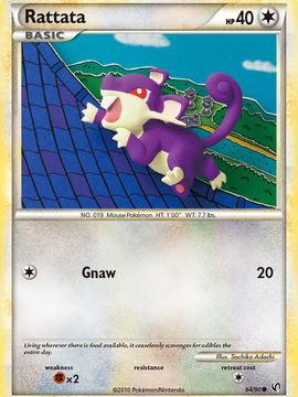 Rattata (64/90) [HeartGold & SoulSilver: Undaunted]