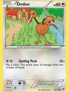 Doduo (99/135) [Black & White: Plasma Storm]