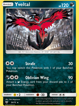 Yveltal (54/73) [Sun & Moon: Shining Legends]