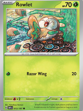 Rowlet (013/197) [Scarlet & Violet: Obsidian Flames]