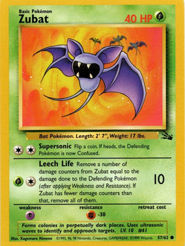 Zubat (57/62) [Fossil Unlimited]