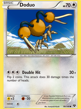 Doduo (98/146) [XY: Base Set]