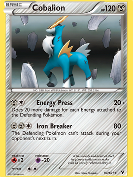 Cobalion (84/101) [Black & White: Noble Victories]