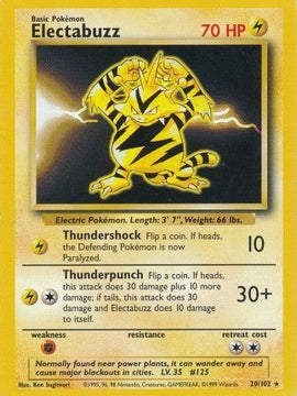 Electabuzz (20/102) [Base Set Unlimited]