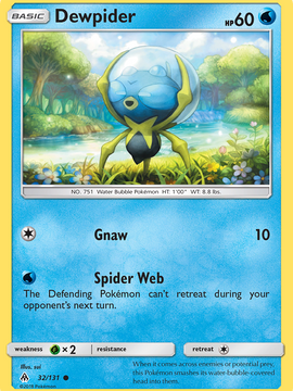 Dewpider (32/131) [Sun & Moon: Forbidden Light]