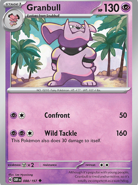 Granbull (088/197) [Scarlet & Violet: Obsidian Flames]