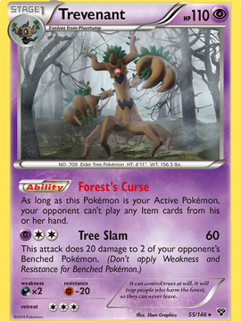 Trevenant (55/146) [XY: Base Set]