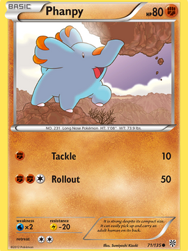 Phanpy (71/135) [Black & White: Plasma Storm]