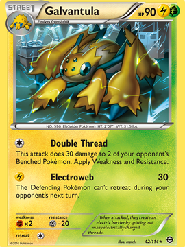 Galvantula (42/114) [XY: Steam Siege]